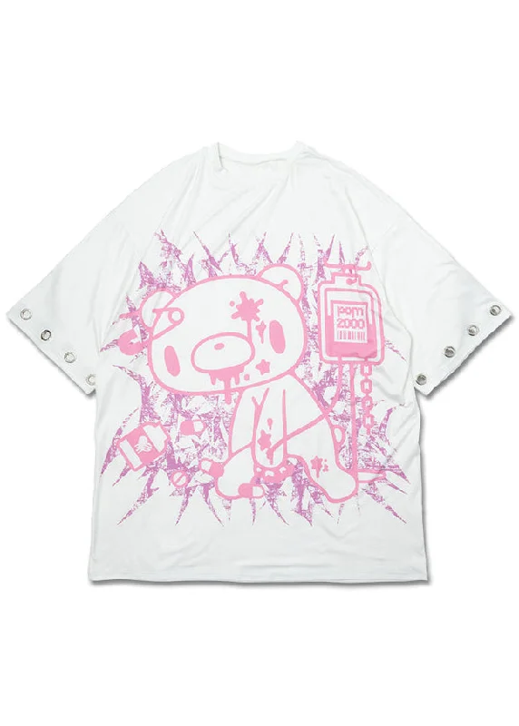 Gloomy Bear Pastel Gloomy Ring White Oversized Tee