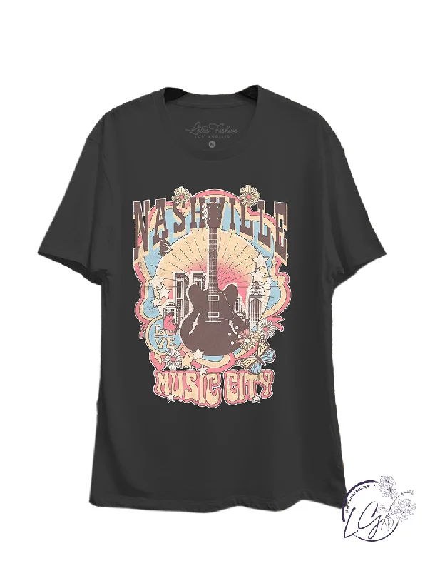 Nashville Music City Graphic Top