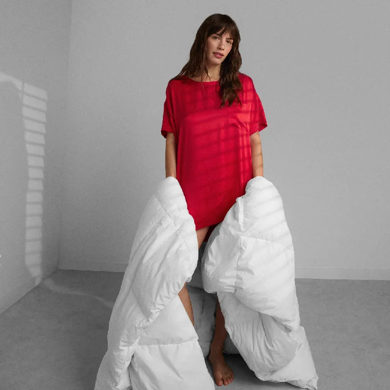 Washable Silk Oversized Sleep Tee