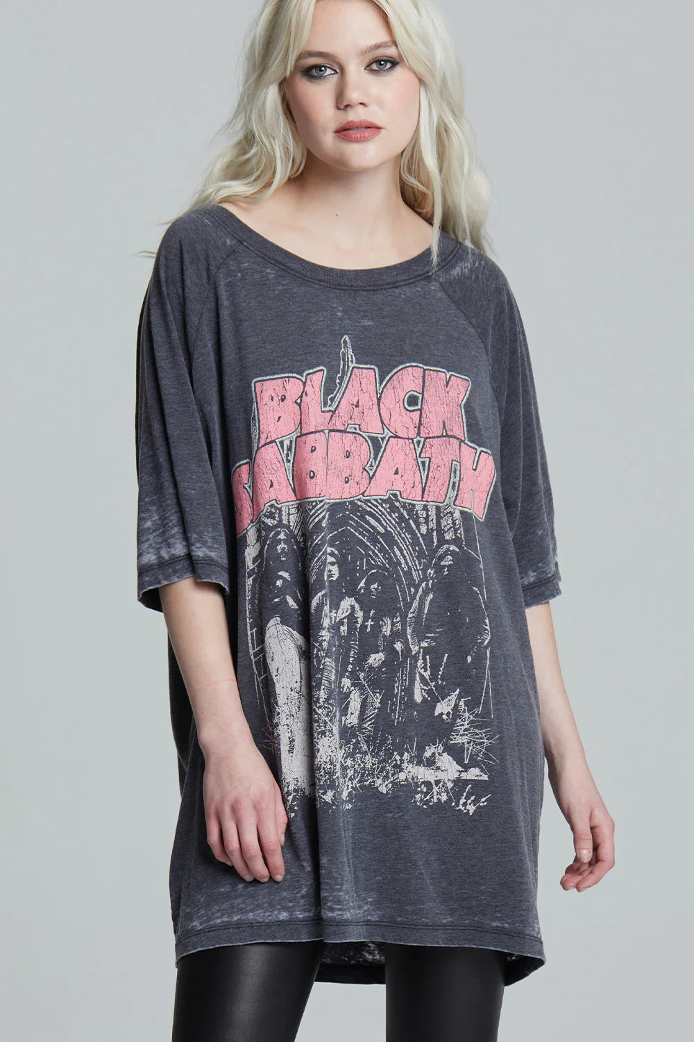 Black Sabbath T Shirt Dress - Black