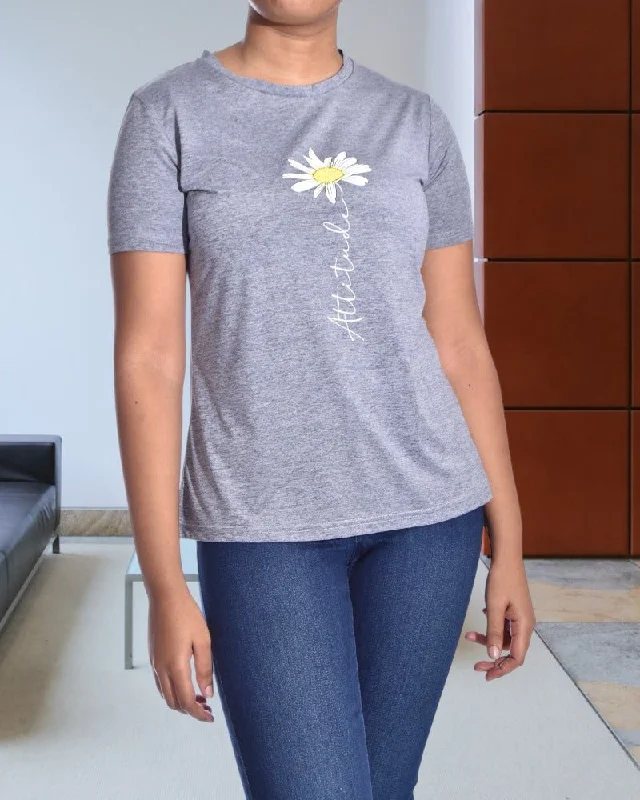 Navy Sunflower Top