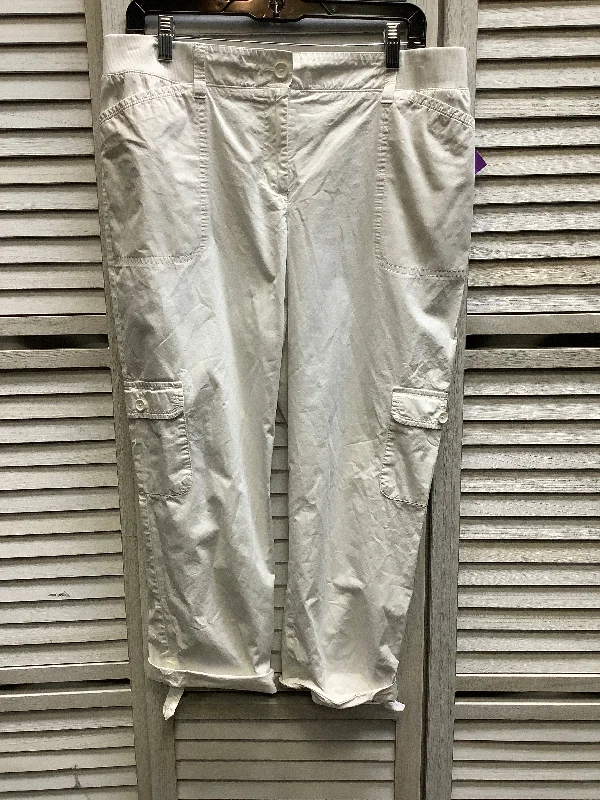 White Capris Talbots, Size 10