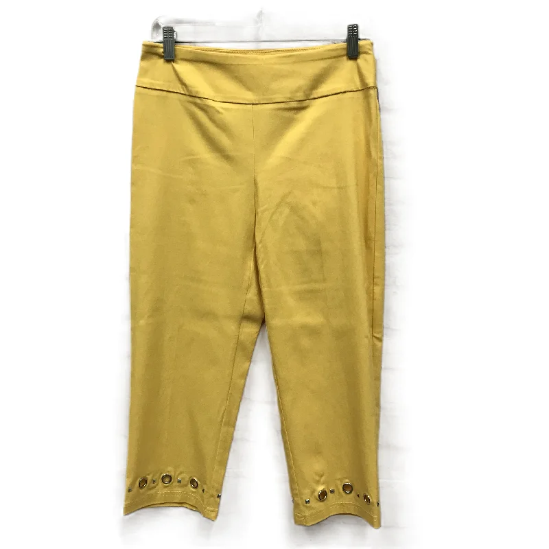 Yellow Capris By Zac And Rachel, Size: 6