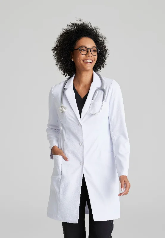 Grace 3 Pocket 35 Inch 3 Button Lab Coat