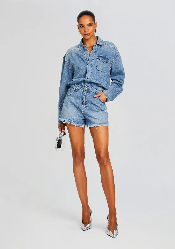 Annie Denim Romper