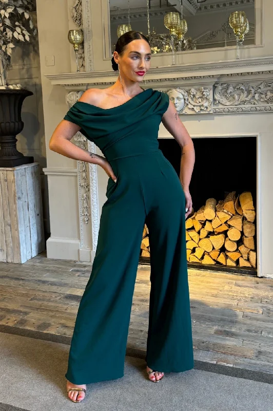 Venice jumpsuit in forest green