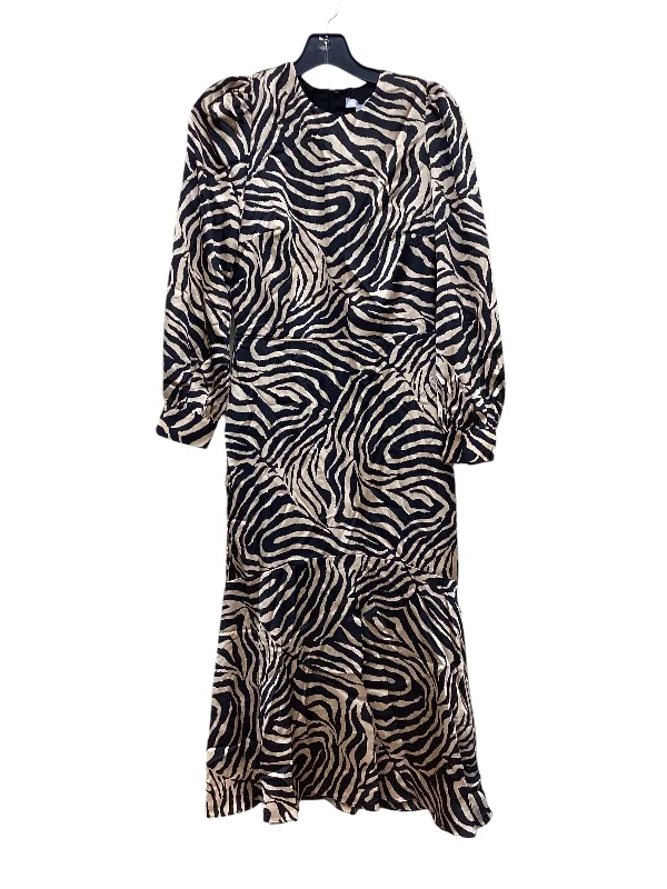 Dress Casual Maxi By Chelsea 28 In Animal Print, Size: Xs