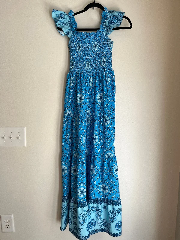 Dress Casual Maxi By Pink Ripple In Blue, Size: Xl