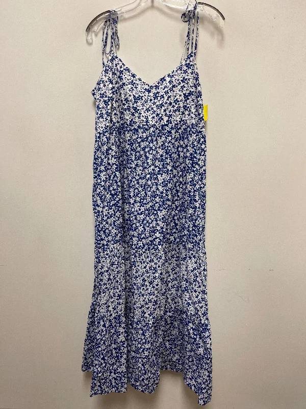 Dress Casual Maxi By The Nines In Blue, Size: Xl