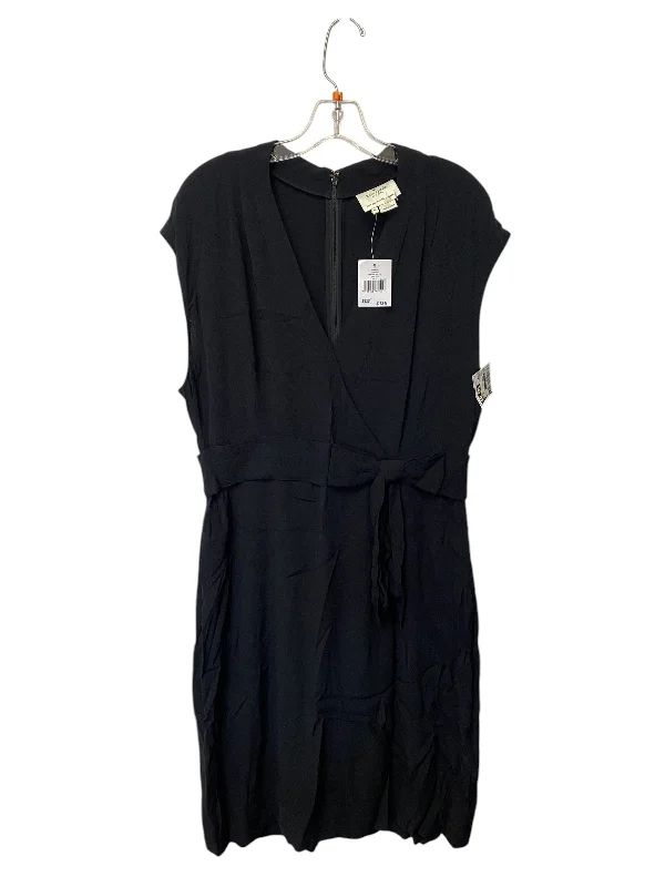 Dress Casual Midi By Kate Spade In Black, Size: 14