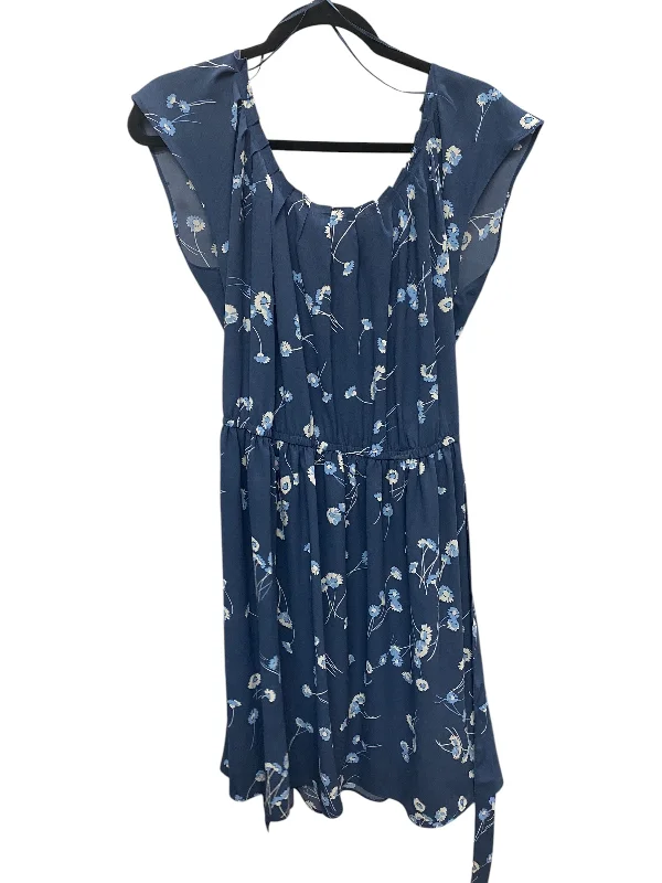 Dress Casual Midi By Lc Lauren Conrad In Blue, Size: M