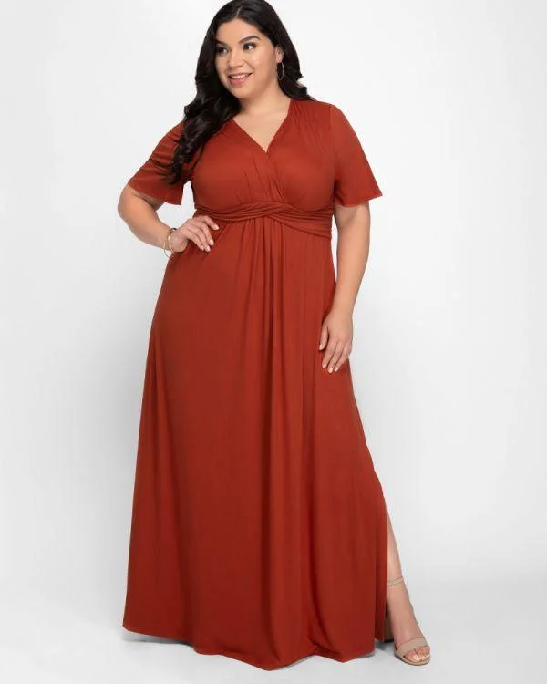 Kiyonna Long Formal Maxi Dress