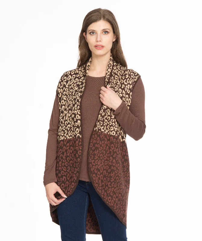 Spense Coffee Combo Printed Vest - CGCV00250M