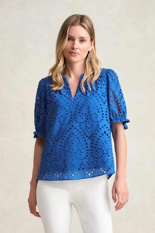 Cotton Broderie Blouse