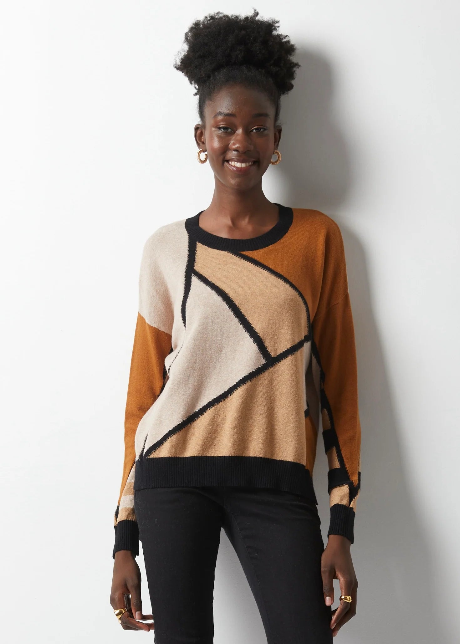 Zaket & Plover Mosaic Intarsia Sweater - ZP6348U